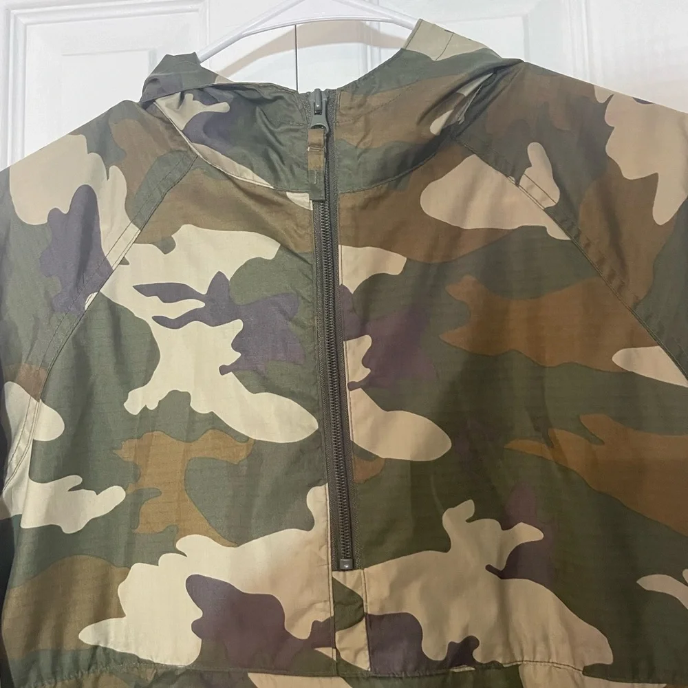Easy-Pack Camo Childrens Place Anorak Weatherproof Lightweight Jacket Boys Sz M
